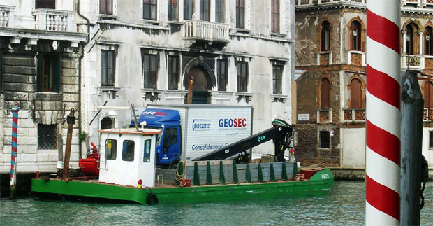 À Venise, GEOSEC consolide le Patrimoine historique - © GEOSEC