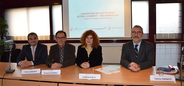 Signature de la convention de partenariat entre Action Logement et le mouvement Hlm en Auvergne Rhône-Alpes - © Action Logement
