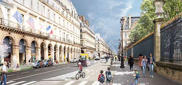 A DOC - Envisioneer 11 Anne Hidalgo annonce le réaménagement des quais hauts et de la rue de Rivoli - © Mairie de Paris