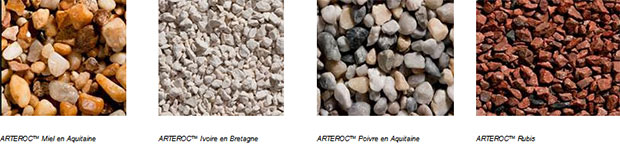 ARTEROC™ : la nouvelle gamme de granulats décoratifs de Lafarge France © Lafarge France