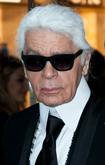 Karl Lagerfeld © Christopher William Adach via Wikimedia Commons - Licence Creative Commons