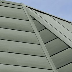 Zinc coloré veiné pour toiture, façade et évacuation des eaux pluviales