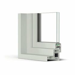 Fenêtre de qualité durable fabriquée en matière PVC NF