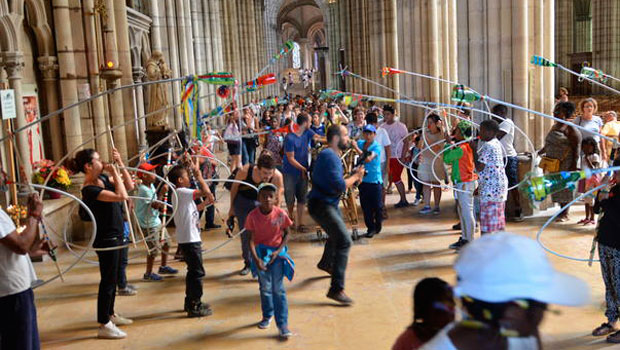 A la découverte de la nef de la basilique de Saint-Denis... © DR