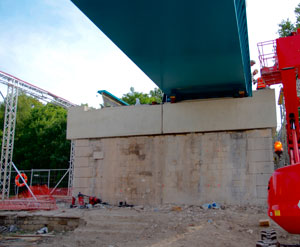 Chantier de rénovation du Pont de Brébant