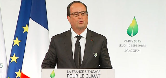 Discours de François Hollande lors de l ouverture de la conférence Paris Climat