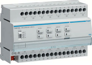 Nouveau module économique TXM616D : 16 sorties sur un seul produit. © Hager