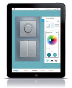Hager Switch, l’application qui permet de choisir ses interrupteurs en fonction de sa déco © Hager