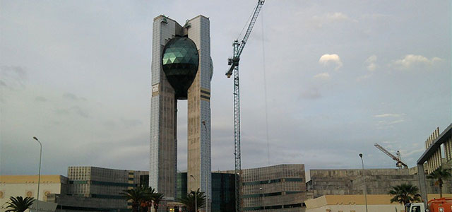 Chantier de la Cité de la Culture en 2010 - © Wikimedia Commons