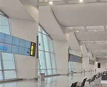 Hunter Douglas a réalisé le plafond du nouveau bâtiment reliant les terminaux A et B de l'aéroport de Bruxelles
