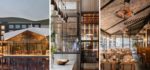 De gauche à droite : Lotus Cafe, L’Amico et Hanoi Cà Phê - © Prix Versailles