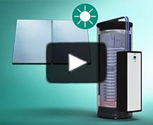 AuroSTEP plus, le chauffe-eau solaire individuel autovidangeable de Vaillant