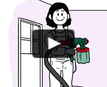 Passer une couche de peinture sur un mur avec le PFS 5000 Bosch