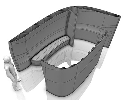 Dassault Systèmes et XtreeE dévoilent l'avenir de la construction durable avec le premier « pavillon » imprimé en 3D en Europe - © Dassault Systèmes