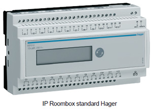 Hager lance l'IP Roombox, nouvelle solution domotique à destination des hôteliers - © Häger