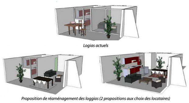 La rénovation énergétique de la résidences des Mahaudières à Nantes : Un projet global, une démarche originale - © ALTEREA