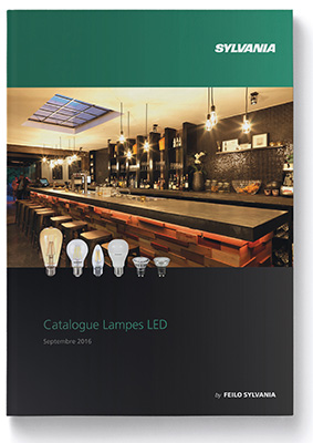 Sylvania publie un nouveau catalogue dédié à sa gamme complète de lampes LED - © Sylvania