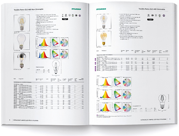 Sylvania publie un nouveau catalogue dédié à sa gamme complète de lampes LED - © Sylvania