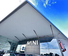 Masterimpact®-RH from Promat: an enhancement solution for the identity of the new BMW Mini dealership in Montpellier