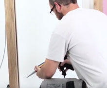 Montage de la ventouse, la fermeture et l'habillage de l'EI30