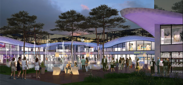 Le Groupe Pichet lance la construction du Retail Parc « Les Océanides » sur le Bassin d'Arcachon - © Groupe Pichet