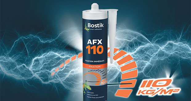 Mastic acrylique de fixation AFX 110 : la fixation ultra résistante en un éclair - © Bostik