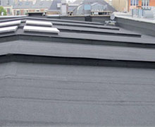 The roof terrace of a RATP building begins a sustainable life with Foamglas®