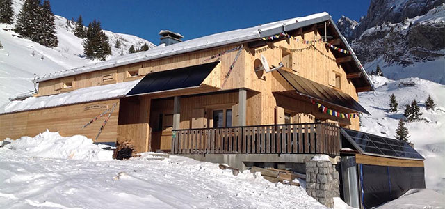 Un refuge de montagne au sommet de l’autonomie énergétique - © Marie Palamara / DualSun