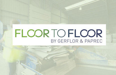 Gerflor, fabricant de sols 100% recyclables, s’associe à Paprec Recyclage pour créer Floor to Floor® - © Gerflor