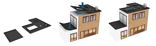 Flexirub réinvente l’étanchéité des toitures plates avec un concept innovant sous avis technique - © Flexirub