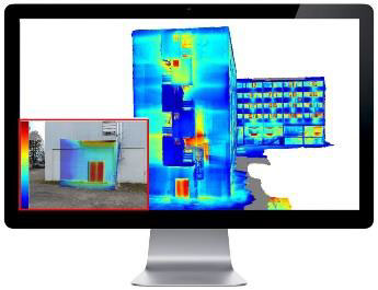 Le modèle 3D thermique, un outil inédit au service des professionnels de l’immobilier et du bâtiment - © Parrot