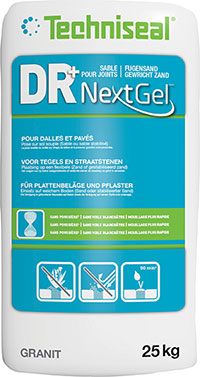 Nouveau Sable pour joints de pavés et de dalles DR+ NextGel - © Techniseal