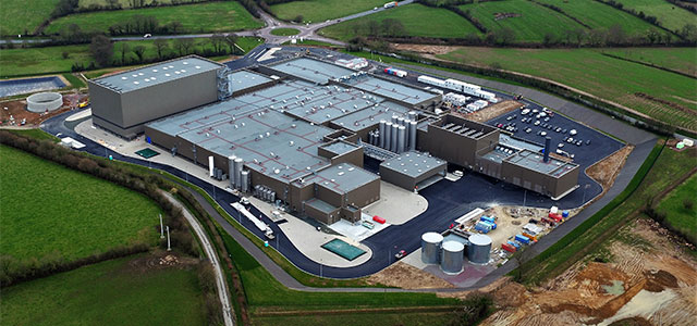 Thebault Ingénierie a conçue l'usine de transformation laitière de Méautis avec son client - © Manche Drones Production