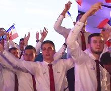 La cérémonie de clôture au cœur de l'Équipe de France des Métiers