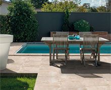 Pose sur assise souple des dalles Jouques Carré D’Arc