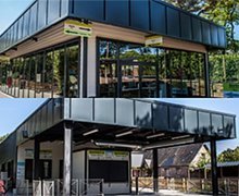 A 550m2 building delivered in 3 months to the Jurques Zoo in Normandy