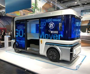 Rehau partenaire du projet e.GO Mover, le minibus électrique tout usage