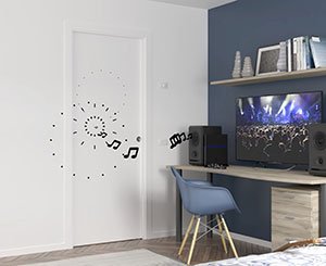 Gain de place et confort acoustique avec la porte à galandage Unique 43 dB