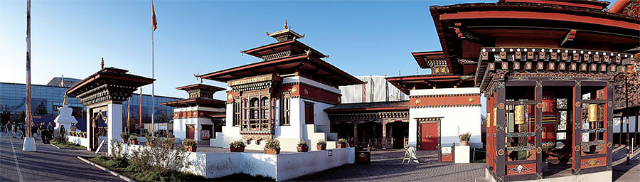 Le pavillon du Bhoutan - © Himalaya en Bourgogne