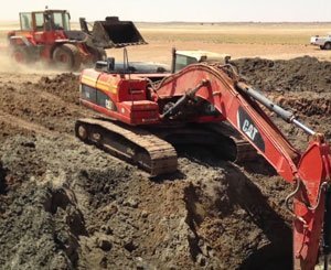 Un chantier extrême dans le Sahara