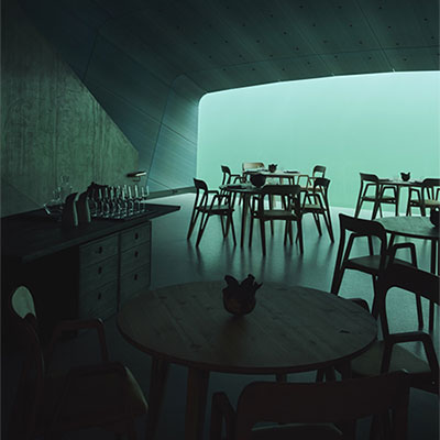 Under, le premier restaurant sous-marin d'Europe - © Cabinet d'architecture Snøhetta 