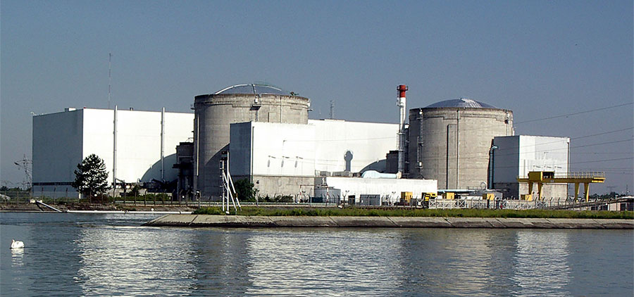 Centrale nucléaire de Fessenheim - © César via Wikimedia Commons - Licence Creative Commons