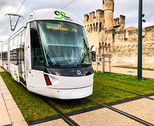 Hauraton drainage and surface water evacuation solutions for the Avignon tram site