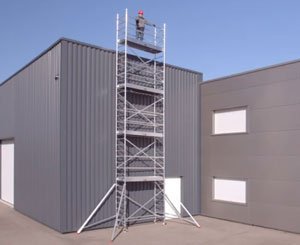 Échafaudage roulant aluminium plateau 2,00 m