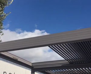 Pergola rétractable en aluminium Wallis&Outdoor®