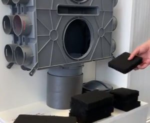 Brink : installation des mousses acoustiques