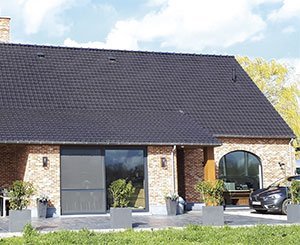 La tuile Ténord Huguenot d'Edilians certifiée NF Faible Pente