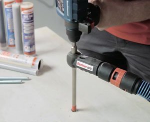 fischer presents a hollow drill bit and a universal vacuum cleaner for water and dust
