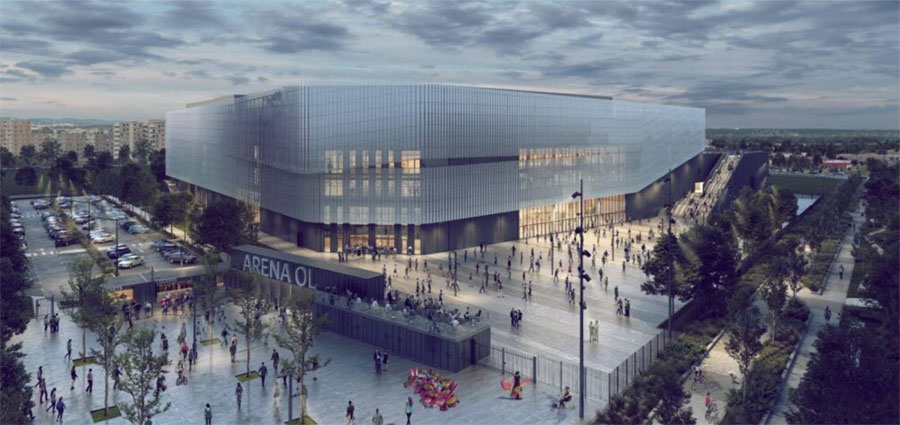 Artist's impression of the Arena OL in Décines - © Populous