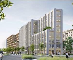 Manubois and Bouygues Bâtiment France Europe are experimenting with an innovative construction solution in glue-laminated beech